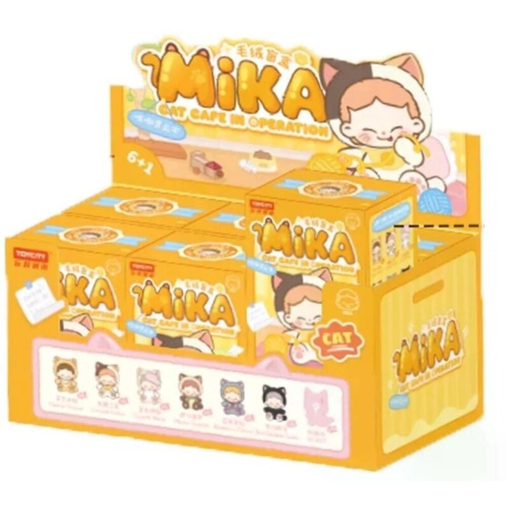 TOY CITY - Mika Cat - Cafe In Operation Series Plush Blind Box 12pc display